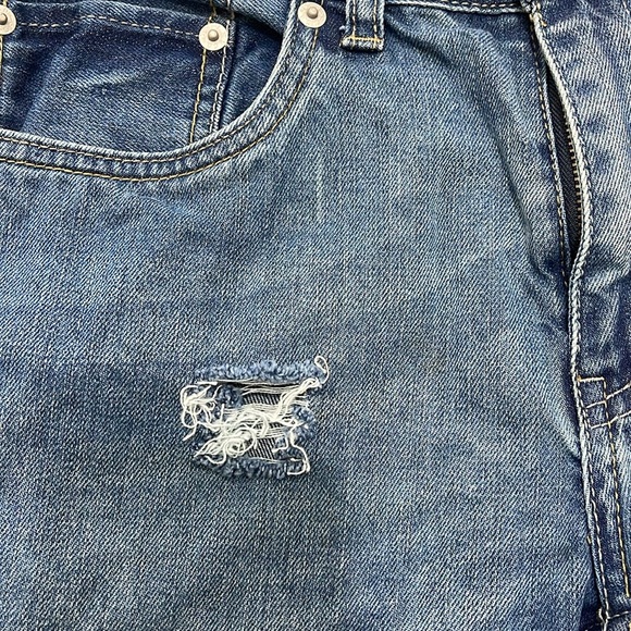 Levi’s 505 Denim Cutoff Shorts Size 8 - Picture 5 of 7